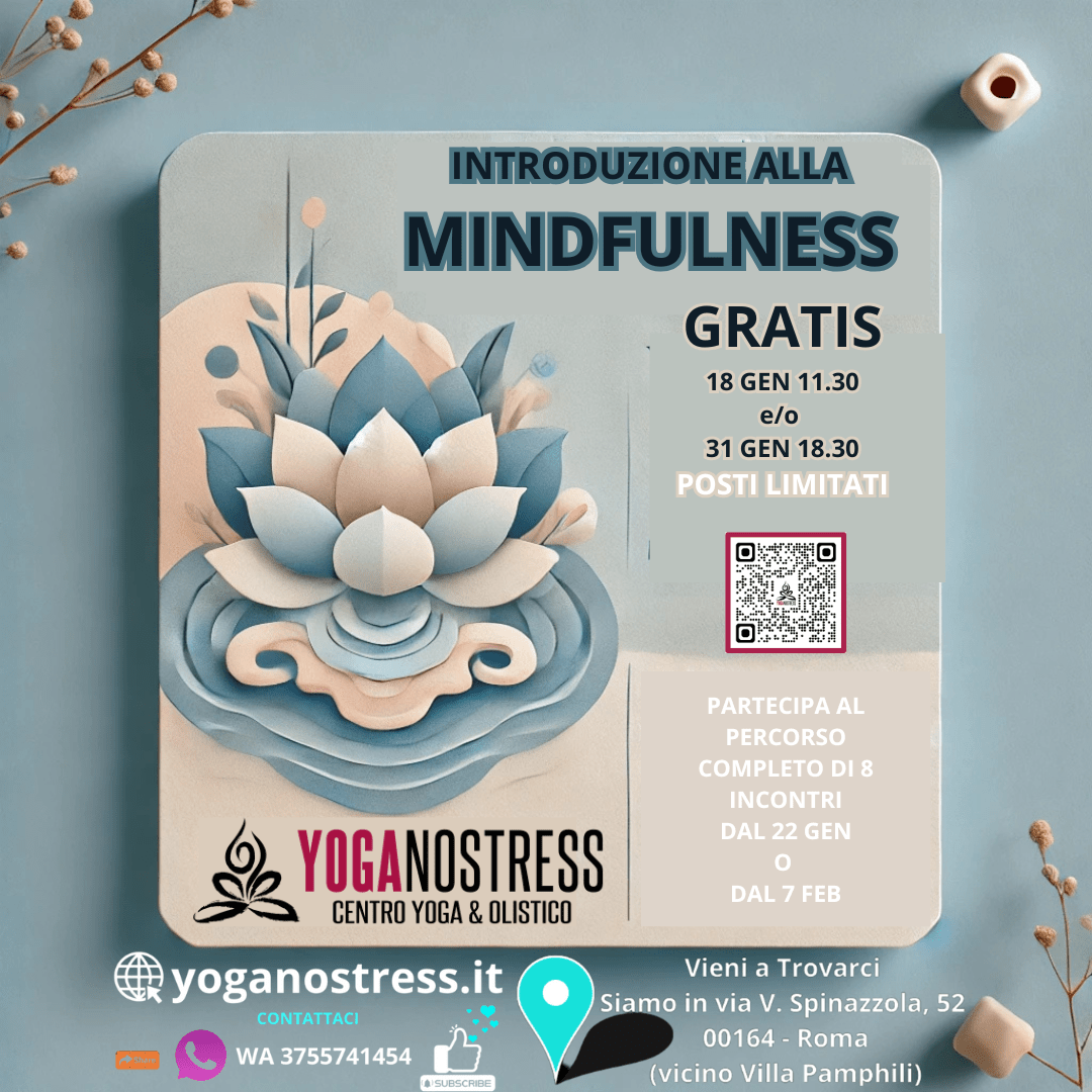 Mindfulness incontro introduttivo gratuito - posti limitati ROMA MONTEVERDE