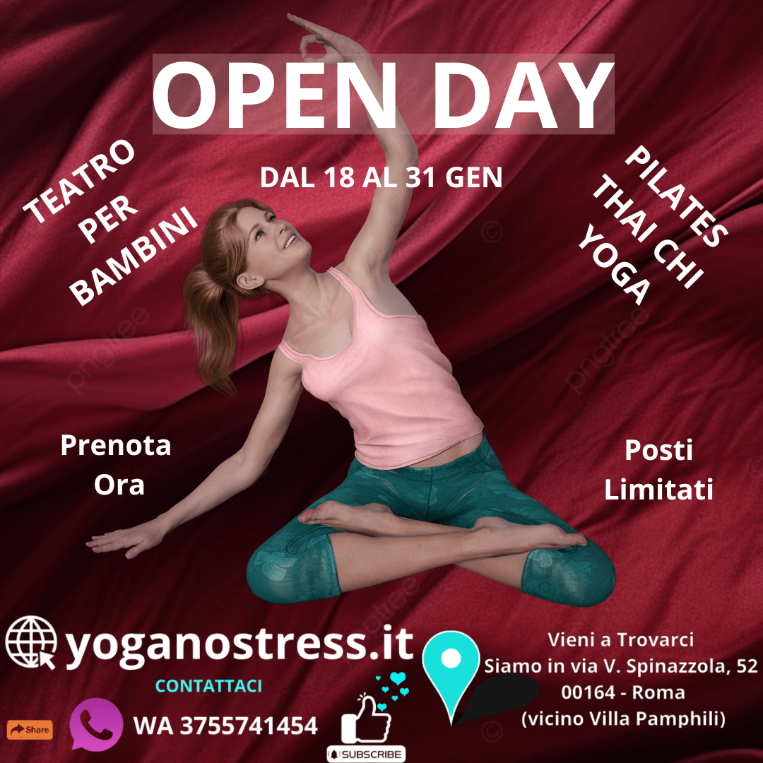 yoga roma monteverde OPEN DAY pilates hatha yoga thai chi